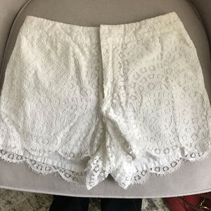 Madewell lace shorts
